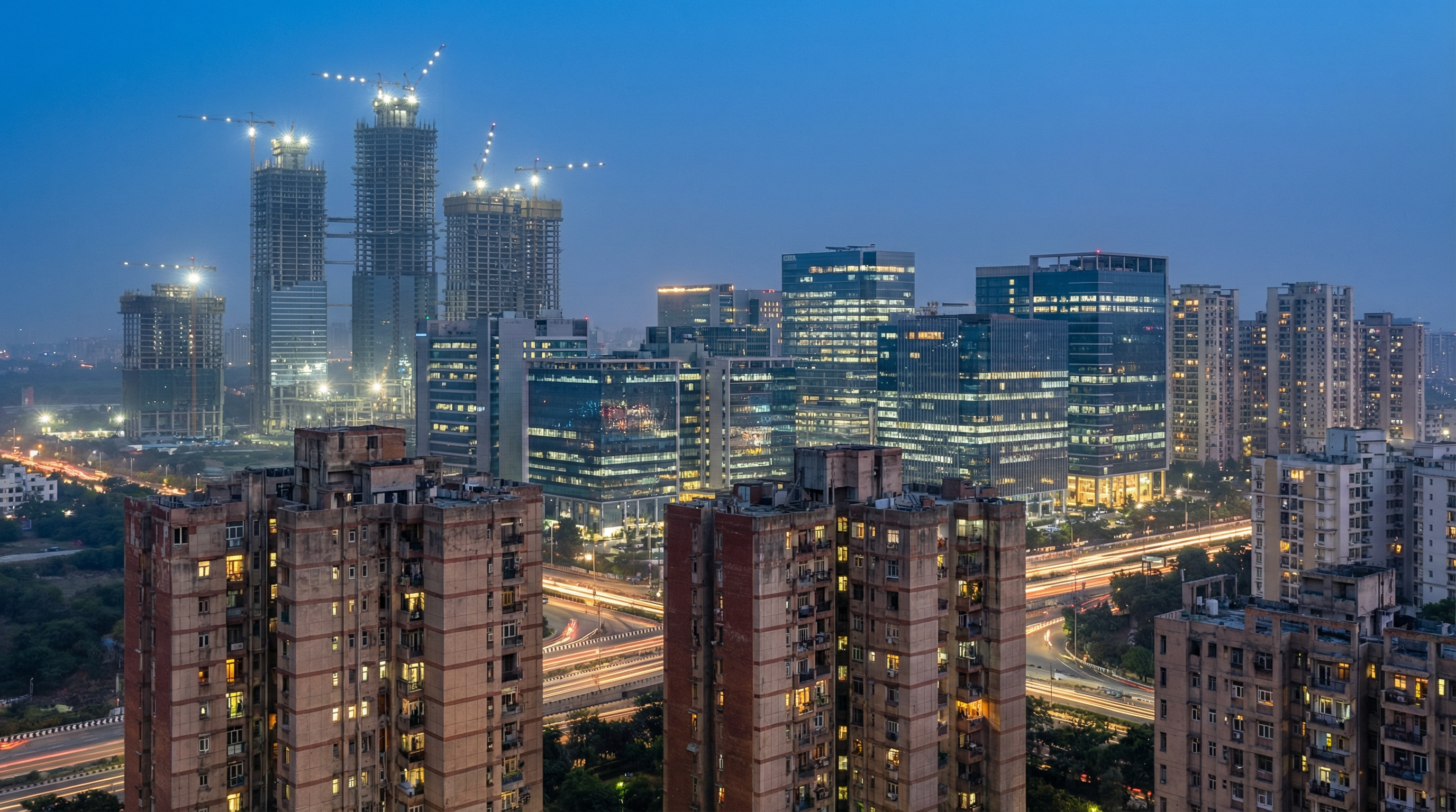 Gurgaon Skyline in 3 Chapters