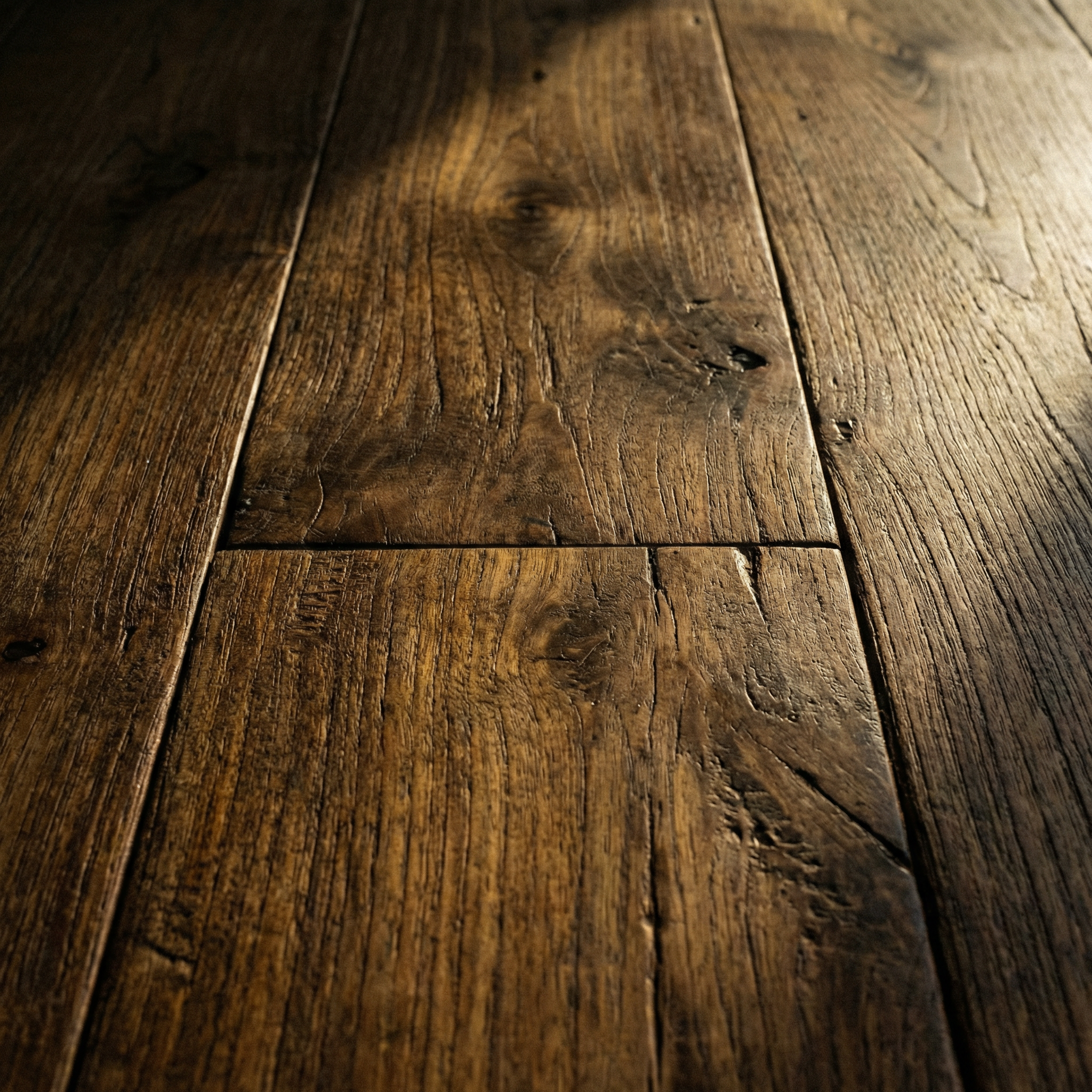 Burma teak floor detail