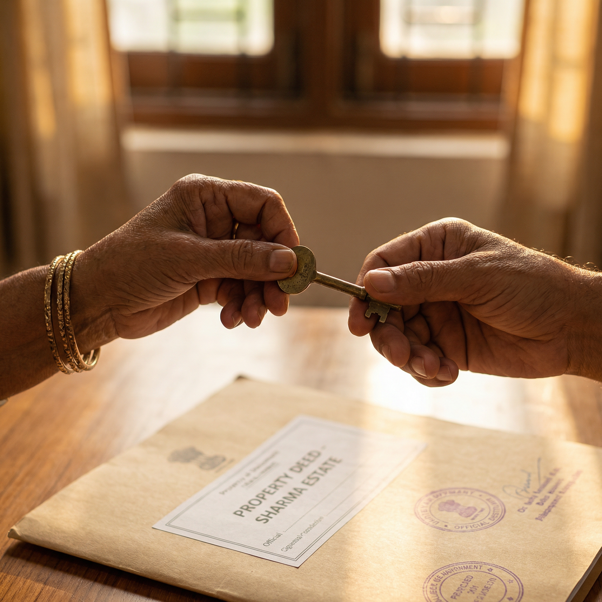 Keys handover